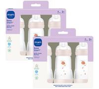 2 x MAM Easy Start Anti-Colic 260ml Baby Bottle Medium Flow Teat 3 Pack Unisex