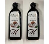 2 X MAMADO NATURAL COCONUT OIL 150ML .