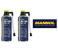 2 x Mannol Reifen Doctor 450ml Foam Car Tyre Emergency Puncture Repair