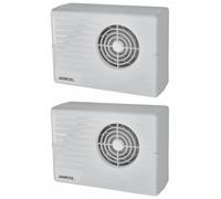 2 x Manrose CF200S Centrifugal Extractor Fans 100 mm / 4 Inch (Standard Model)
