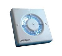 2 X Manrose XF100LV 12V Low Voltage Extractor Fan AC - 100mm/4 | Suitable for Wall or Ceiling Mounting