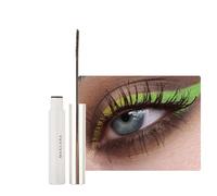 2 x Mascara Waterproof Black, Mascara Waterproof, Ultra Fine Waterproof Mascara Black, Long-lasting Cream Mascara with Silk Fibre, Extending, Smudge-free and Lump-Free (Brown)