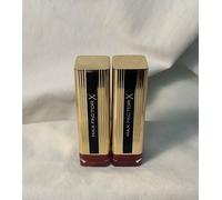 2 x MAX FACTOR Colour Elixir Lipstick With Vitamin E & Shea Butter 105-RAISIN