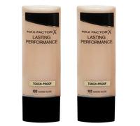 2 x Max Factor Lasting Performance Touch Proof Foundation 35ml - 103 Warm Nude