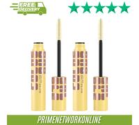 2 X Maybelline Colossal Bubble Waterproof Black Mascara | Buildable Volume ⭐⭐⭐⭐⭐