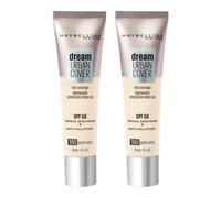 Maybelline New York Womens Dream Urban Cover Full Coverage Foundation 30ml - 100 Warm Ivory - Black - One Size