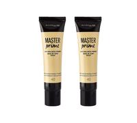 2 x Maybelline Face Studio AntiDullness Primer 40 Brightening Pigment 30ml