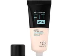 Maybelline Fit Me! Matte+Poreless Mattifying Makeup for Normal to Oily Skin Shade 102 Fair Ivory 30 ml
