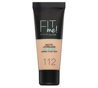 2 x Maybelline Fit Me Matte + Poreless Foundation 30ml - 112 Soft Beige