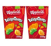 2 x Maynards Bassetts Wine Gums Sweets Carton 350G For Birthday,Christmas