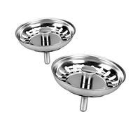 2 x McAlpine BWSTSS-TOP Stainless Steel Basket Strainer Waste Plug - Durable & Reliable
