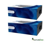 2 x Mediarange Silver Aluminium look 500 CD DVD DJ Flight case sleeves BOX77