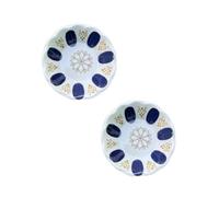 2 x Melamine Saucers Traditional Style Turkish Tea Coasters Coffee Tea Set Blue