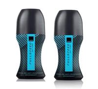 2 x Mens Avon Roll On Anti Perspirant Deodorant 50ml (2 x Full Speed Sky)