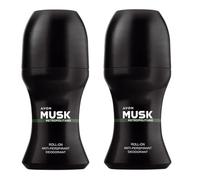 2 x Mens Avon Roll On Anti Perspirant Deodorant 50ml (2 x Musk Metropolitano)
