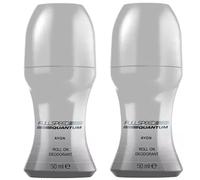 2 x Mens Avon Roll On Anti Perspirant Deodorant 50ml (Full Speed Quantum)