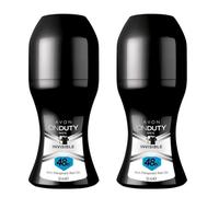 2 x Mens Avon Roll On Anti Perspirant Deodorant 50ml (On Duty 48 hour Invisible)