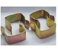 2 x Metal U Clips for Joining Divan Bed Bases or Ottoman Bed Bases (2 Pieces)