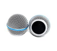 2 x Microphone Replacement Grille Compatible with BETA 58A, Mic Cover Replacement, Mic Head Cover