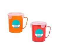 2 X Microwave Soup Mugs