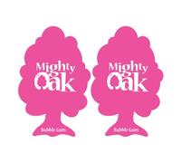 Mighty Oak 5 x Bubblegum Scented Car Air Freshener - Pink, Hanging Paper, Passive Diffusion