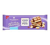 2 x Millennium Very Peri Milk Chocolate Filled with Crushed & Whole Peanuts 285g