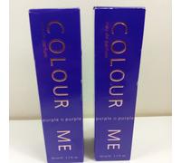 2 x Milton Lloyd Colour Me PURPLE Eau De Parfum EDP 50ml Spray BNIB