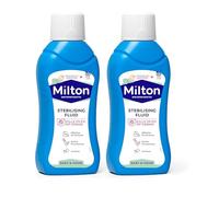 2 x Milton Sterilising Fluid 500ml Baby Bottle Cleaner Cold Water Steriliser Ideal for Breastpumps Surfaces Home Soothers Toys Anti-Germ Efficacy