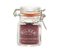 Kilner Square Spice Storage Jar with Clip Lid
