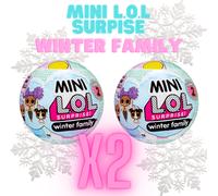 2 X Mini LOL Surprise Winter Family Blind Ball Series 2 Multipack New Sealed