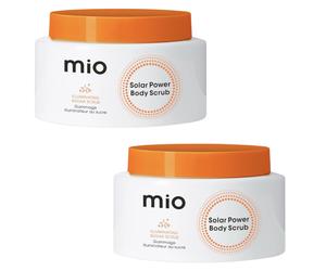 2 x Mio Solar Power Body Scrub 275ml Illuminating Sugar Scrub