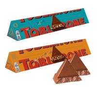 2 x Mixed Tobllerone Crunchy Almonds & Orange Twist Chocolate Bar 360g | Perfect for Christmas