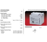 2 X MK Power AGM Mobility Scooter Batteries 12V 50Ah