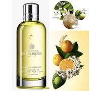 2 x Molton Brown Orange & Bergamot Radiant Body Oil Moisturizer Elixir 45ml/90ml