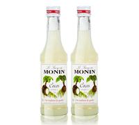 2 x Monin of Coconut Syrup, 250 ml Bottle