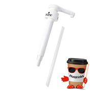 2 x Monin Syrup Pumps for 1Ltr/Litre Plastic Bottles - 5ml Dose - Twin Pk Offer