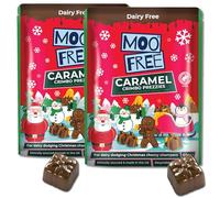 2 x Moo Free Caramel Filled Chocolate Christmas Presents - Dairy Free & Vegan