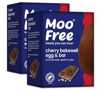 2 x Moo Free Cherry Bakewell Moofreesas Egg & Bar - Dairy Free & Vegan (135g)