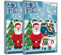 2 x Moo Free White Choccy Advent Calendar, Dairy Free, Vegan (70g)