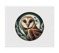 2 x 'Moonlight Barn Owl' Microfibre Lens/Glasses Cleaning Cloths (LC00031661)