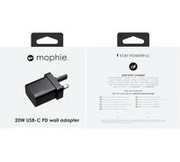 2 X Mophie Charger 20W Quick Charge USB C PD Wall Adapter 3 Pin UK Folding Plug