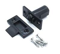 2 x Mortice Roller Latch 36mm Black Sprung Cupboard Door Catch Catches Latches