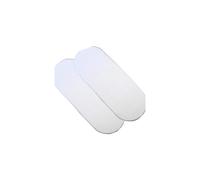 2 x Moses Basket 100 Organic Cotton Soft Jersey Fitted Sheets 35x75 cm Moses Basket Fitted Sheets2xWhite