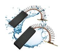 2 x Motor Carbon Brushes 2957 Suitable for Bosch, Siemens, Constructa, Neff Washing Machine 12.5 x 5 x 36 mm - 154740-00154740 Carbon Pencils