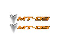 2 X Motorcycle Accessories for Yamaha MT-09 Mt09 Mt 09 Body Wheel Helmet Decoration Universal Sticker Decal