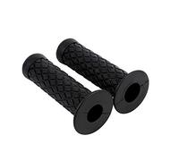 2 x Motorcycle Grips, Keenso Universal Motorcycle Handlebars 7/8 22 mm Non-Slip Gel Hand Grips Bar End for Motor, Dirt Bike Rubber (Black)