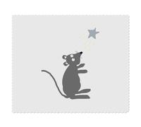 2 x 'Mouse Watching A Shooting Star' Microfibre Lens/Glasses Cleaning Cloths (LC00027188)