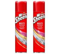 2 x Mr Sheen Multi-Surface Magnolia & Cherry Blossom Polish Spray 250ml Smear-Free
