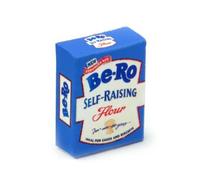 2 x MyTinyWorld Dolls House Miniature Blue Bero Self Raising Flour Boxes