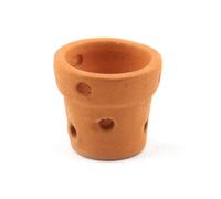 2 x MyTinyWorld Dolls House Miniature Garden Terracotta Flower Pots